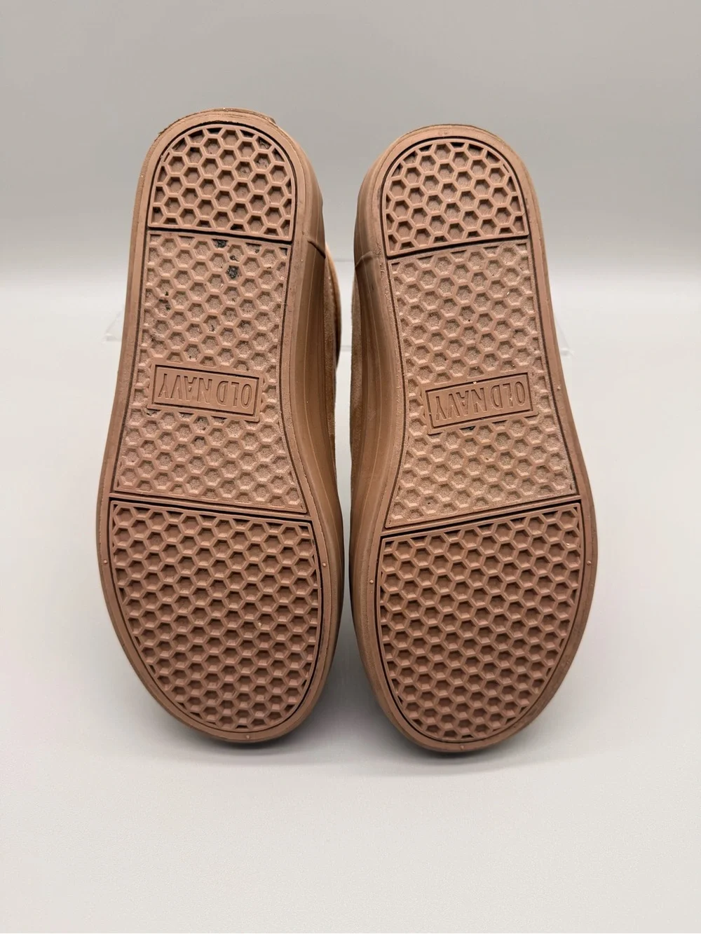 Old Navy Kids Tan Suede Moccasin Sneakers